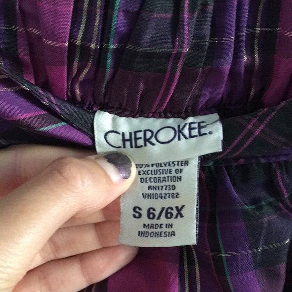 Purple Plaid Skirt - Picture 2 of 6